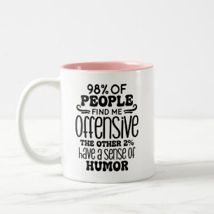 Tasse 2 Couleurs Humour adulte amusant