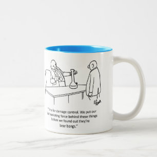 Tasse 2 Couleurs Humour de marketing d'entreprise