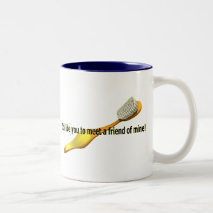 Tasse 2 Couleurs Humour drôle d'hygiène buccale
