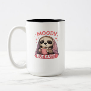 Tasse 2 Couleurs Humour Drôle et Étrange Graphique