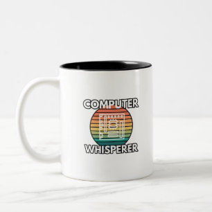 Tasse 2 Couleurs Humour informatique de codage Whisperer
