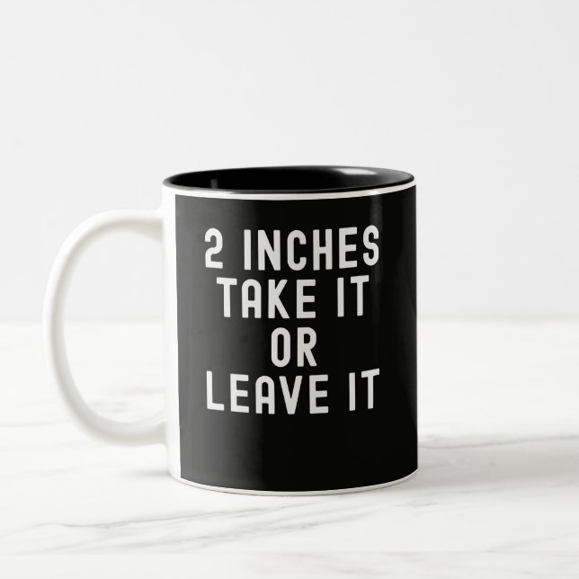 Tasse 2 Couleurs Humour sarcastique à double sens drôle (Gauche)