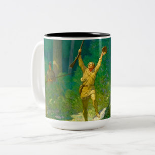 Tasse 2 Couleurs Huntsman par Newell Convers Wyeth