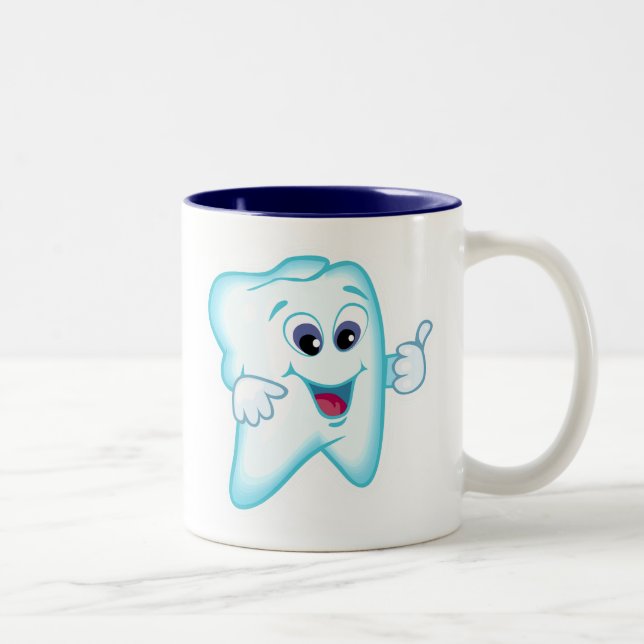 Tasse 2 Couleurs Hygiéniste dentaire (Droit)