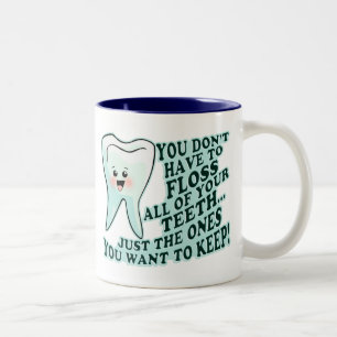 Tasse 2 Couleurs Hygiéniste dentaire de dentiste