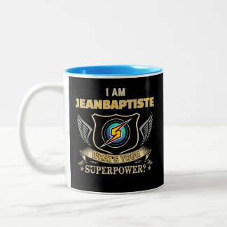 Tasse 2 Couleurs I Am JEANBAPTISTE What's Your Superpower