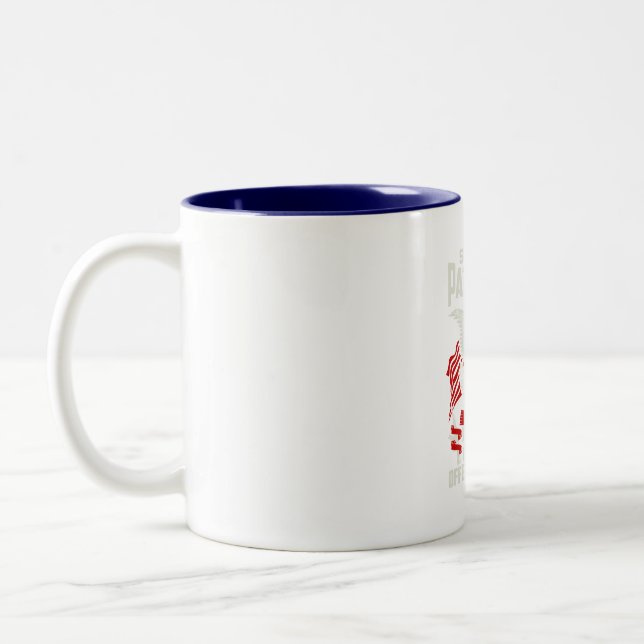 TASSE 2 COULEURS I AM PROUD AMERICAN PATRIOT FREED0M 1776  (Gauche)