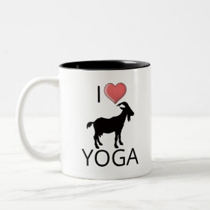 Tasse 2 Couleurs I Heart Goat Yoga