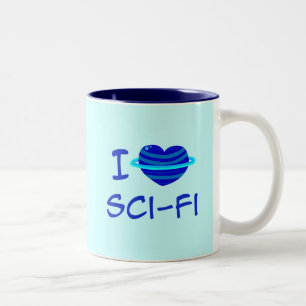 Tasse 2 Couleurs I Heart Sci-Fi