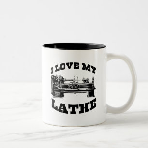 Tasse 2 Couleurs I Love My Lathe (vu dans Cuban Fury)