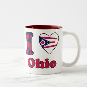 Tasse 2 Couleurs I love Ohio