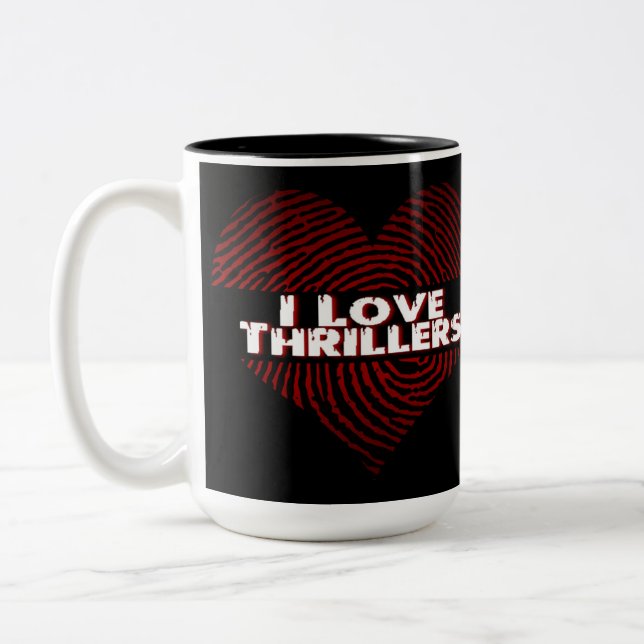 Tasse 2 Couleurs I Love Thrillers Black (Gauche)