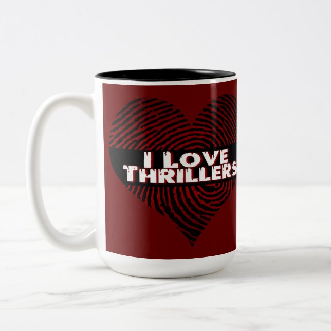 Tasse 2 Couleurs I Love Thrillers Red (Gauche)