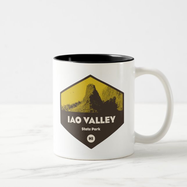 Tasse 2 Couleurs Iao Valley State Park Hawaii (Droit)