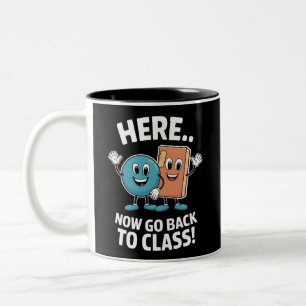 Tasse 2 Couleurs Ici Maintenant Retournez En Classe Infirmière Scol