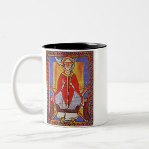 Tasse 2 Couleurs Icône médiévale de saint Grégoire le Grand