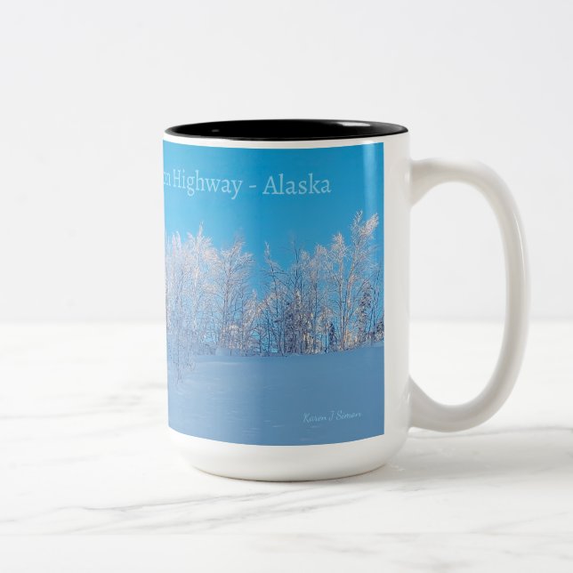 Tasse 2 Couleurs Icy Trees (Droit)