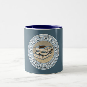 Tasse 2 Couleurs I'd rather be reading