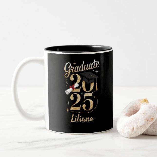 Tasse 2 Couleurs Idée cadeau 2025 (Avec donut)
