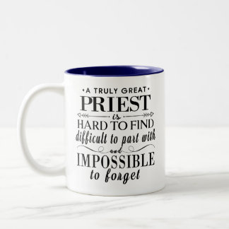 Tasse 2 Couleurs Idée de cadeau pour prêtre catholique avec une sin