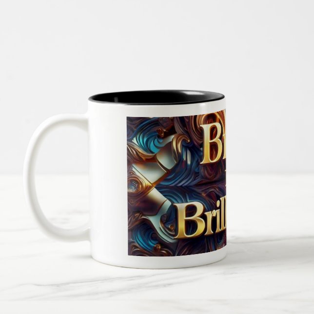 Tasse 2 Couleurs "Idées chatoyantes" (Gauche)