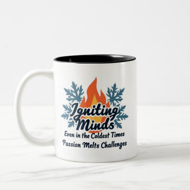 Tasse 2 Couleurs Igniting Minds  Inspirational Winter Passion (Gauche)