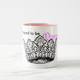 Tasse 2 Couleurs Il est bon d'être reine