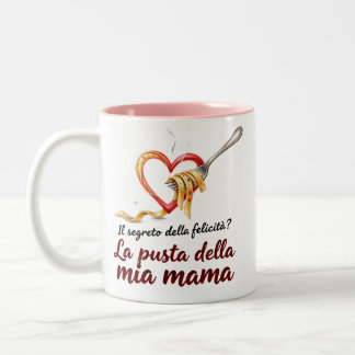 Tasse 2 Couleurs Il Segreto Della Felicita Pasta Mama