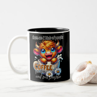 Tasse 2 Couleurs Il y a 2 sortes de personnes les amateurs de café