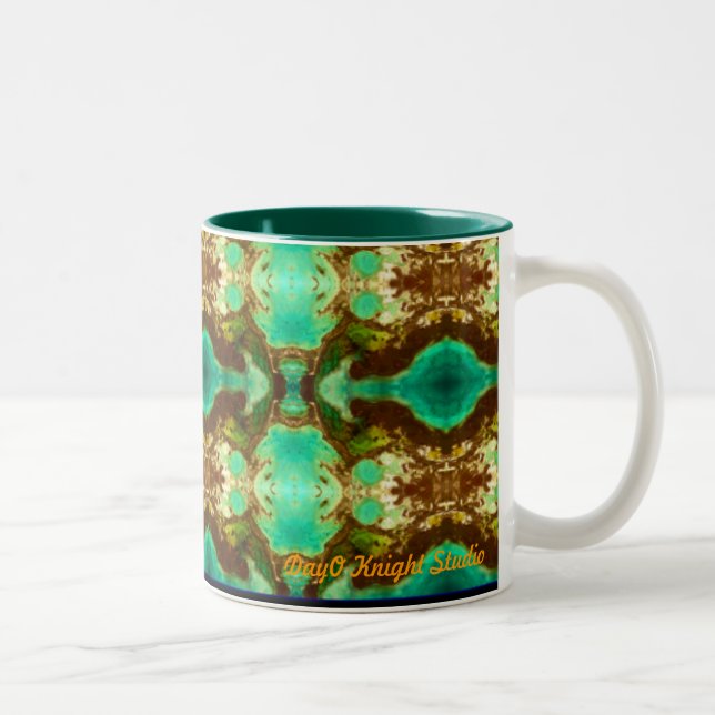 Tasse 2 Couleurs Île aérienne de motif, conception de studio de (Droit)