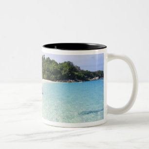 Tasse 2 Couleurs Île de Ko Miang, îles Simil sur la mer d'Andam,