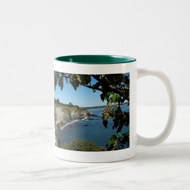 Tasse 2 Couleurs Île de Rhode, Newport - (Droit)