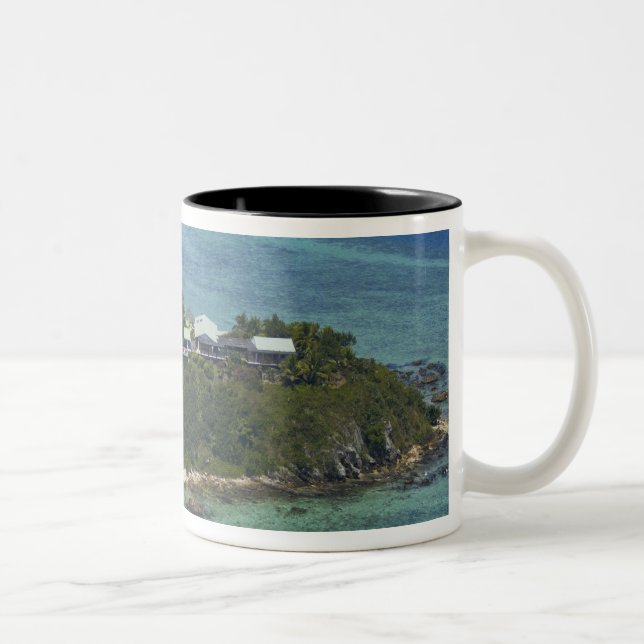Tasse 2 Couleurs Île Wadigi, Mamanuca, Fidji (Droit)
