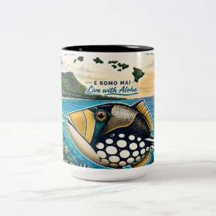 Tasse 2 Couleurs Îles Hawaï
