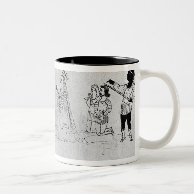Tasse 2 Couleurs Illustration Andronicus, par William (Droit)