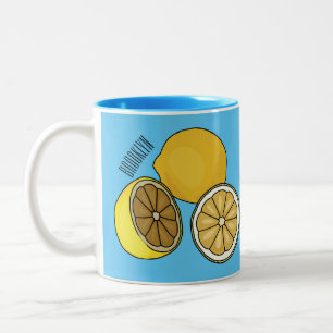 Tasse 2 Couleurs Illustration de citron