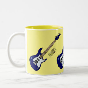 Tasse 2 Couleurs Illustration de guitare électrique