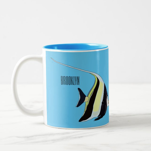 Tasse 2 Couleurs Illustration de l'idole mauresque (Gauche)