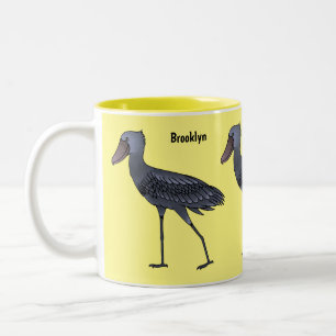 Tasse 2 Couleurs Illustration d'oiseau de cordonnier