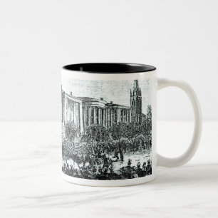 Tasse 2 Couleurs Illustration du magazine hebdomadaire du