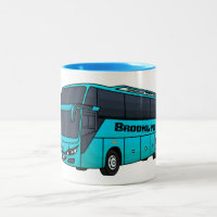 Illustration d'un autobus à passagers moderne