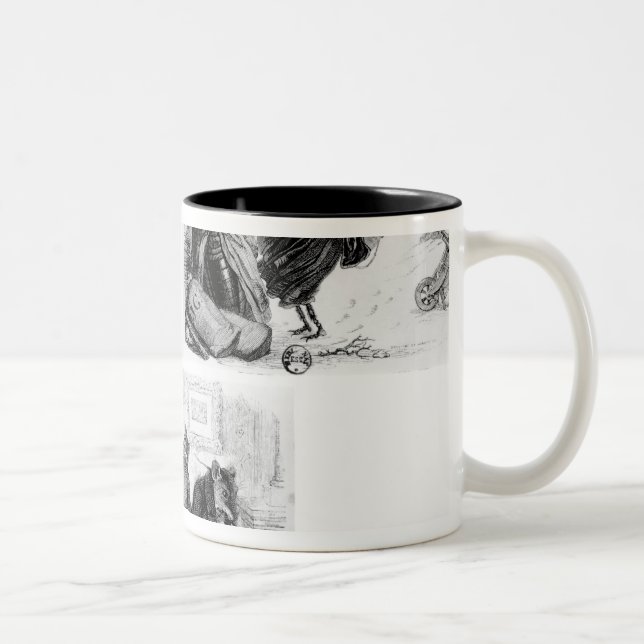Tasse 2 Couleurs Illustration pour 'le loup et le Lambb (Droit)