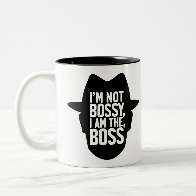 Tasse 2 Couleurs I'm Not Bossy, I Am The Boss (Gauche)