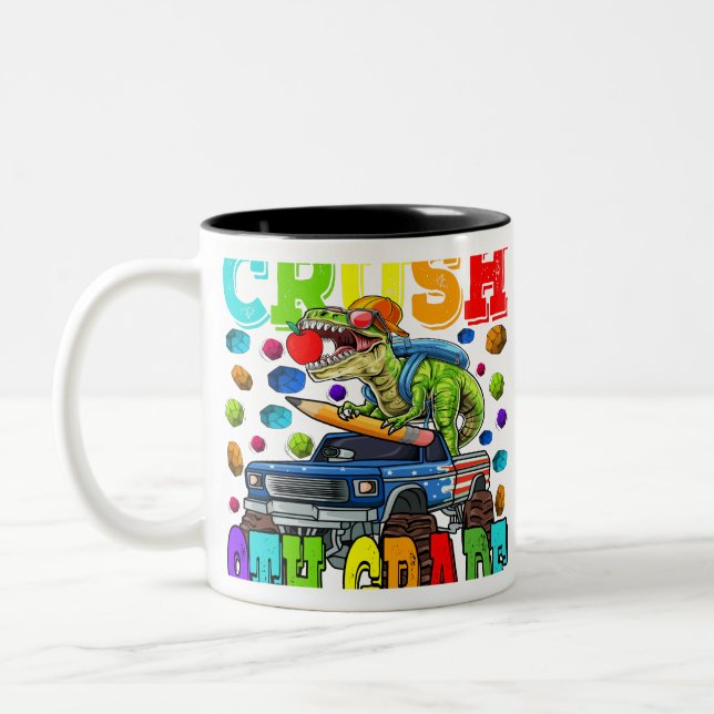 Tasse 2 Couleurs I'm Ready To Crush 9th Grade Monster Truck (Gauche)