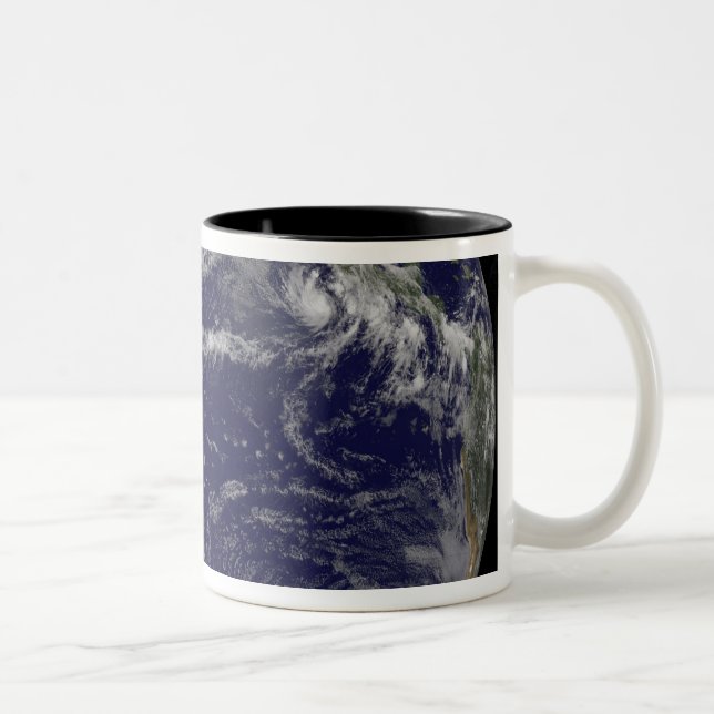 Tasse 2 Couleurs Image satellite de la Terre (Droit)
