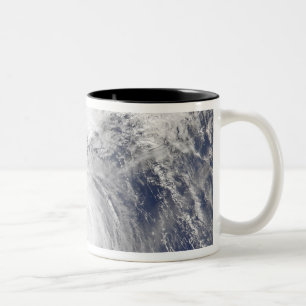 Tasse 2 Couleurs Image satellite d'un typhon
