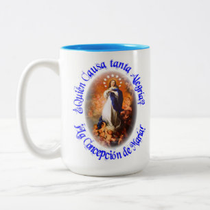 Tasse 2 Couleurs Immaculée Conception Nicaragua Vierge Marie