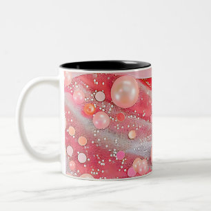 Tasse 2 Couleurs Impression de perle de paillettes de couleur paste