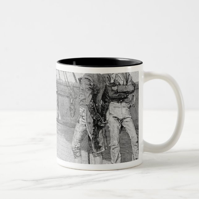 Tasse 2 Couleurs Impressment des marins américains (Droit)