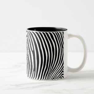 Tasse 2 Couleurs Imprimé animalier zèbre